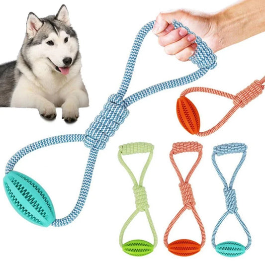 Natural Rubber Interactive Ball Chew Toys Dispenser Leakage Food Toy Suitable for Golden Retriever Dental Teething Training Toy