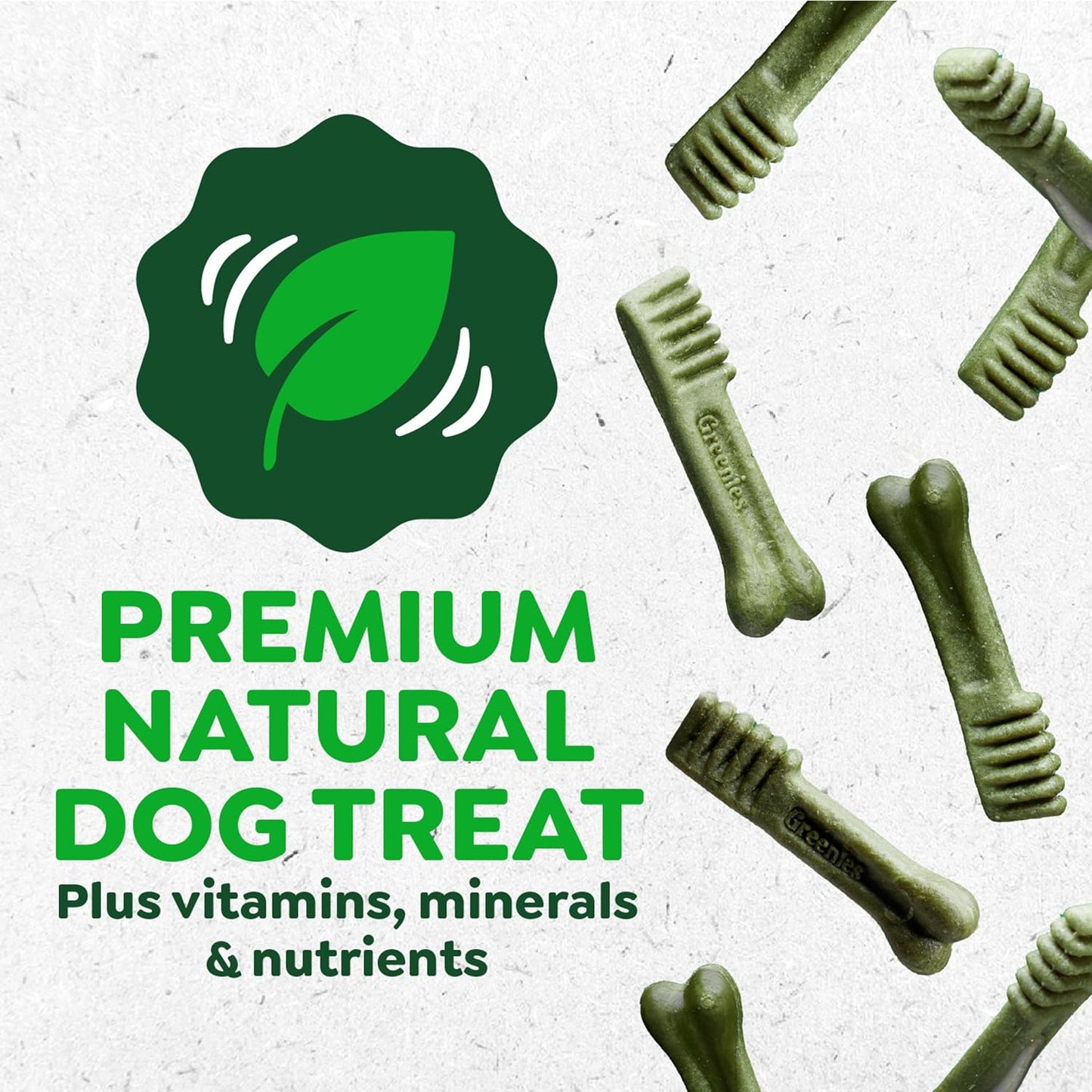 Veterinarian-Recommended Adult Natural Dental Dog Treats Large Size, Dog Dental Chews, Original Flavor, 54 Oz. Pack, 34 Count