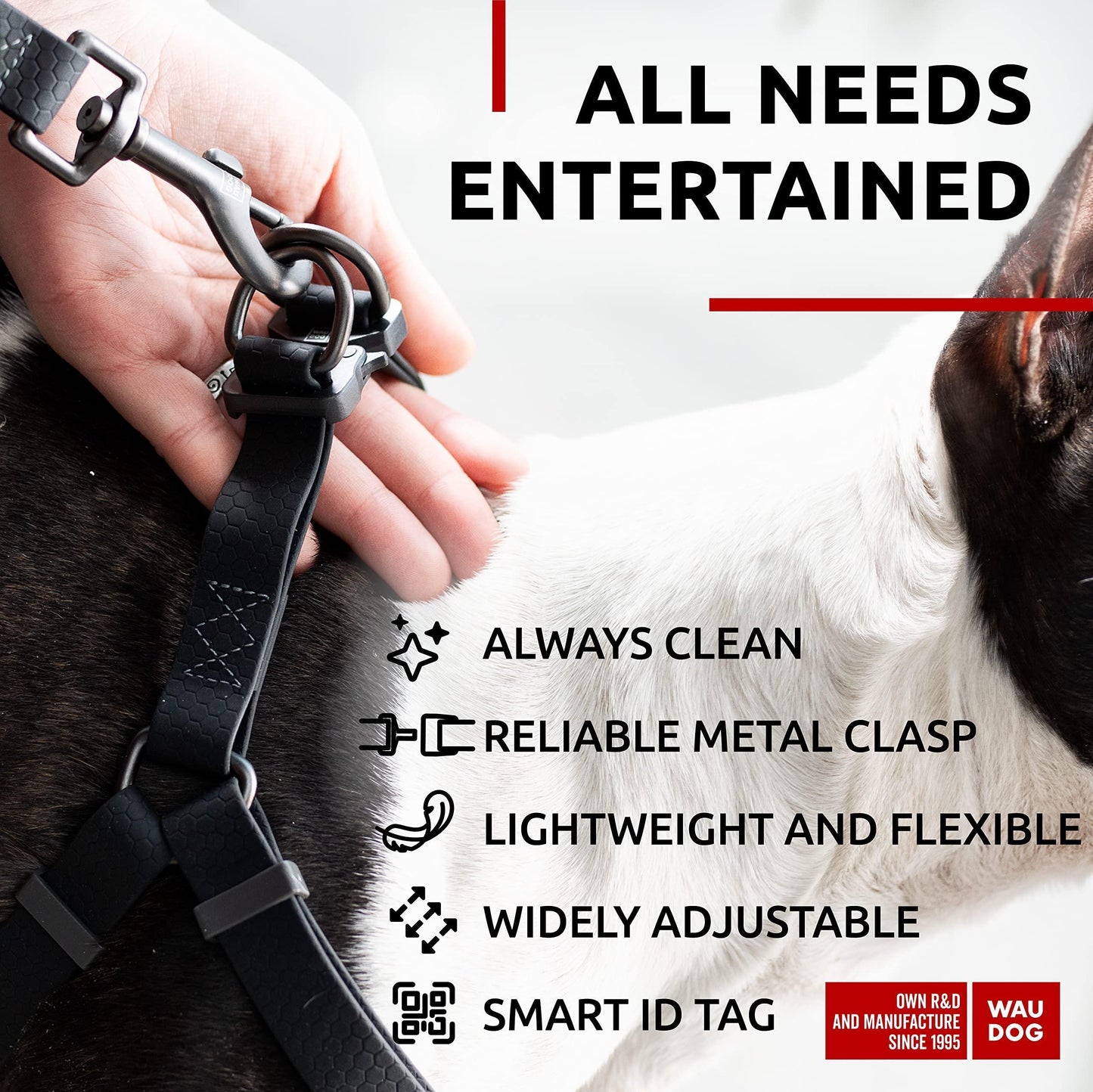 Waterproof Adjustable Heavy Duty Dog Harness
