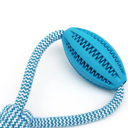 Natural Rubber Interactive Ball Chew Toys Dispenser Leakage Food Toy Suitable for Golden Retriever Dental Teething Training Toy