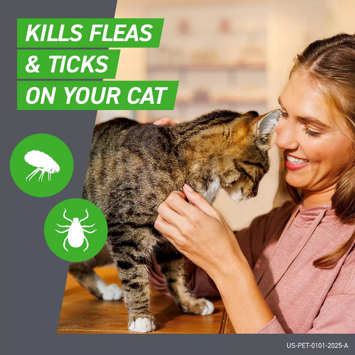 Frontline plus Flea and Tick Treatment for Cats and Kittens - 8 Weeks and Older - 3 Doses