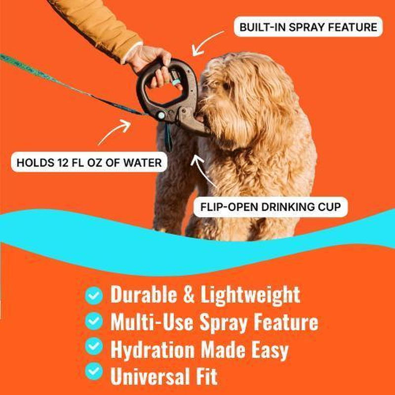 Portable Dog Water Bottle with Flip-Open Cup