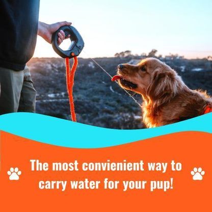 Portable Dog Water Bottle with Flip-Open Cup