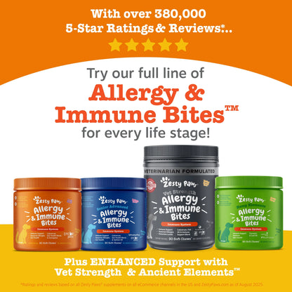 Allergy & Immune Bites for Dogs, for Allergies & Immune Support, Lamb, 170Ct