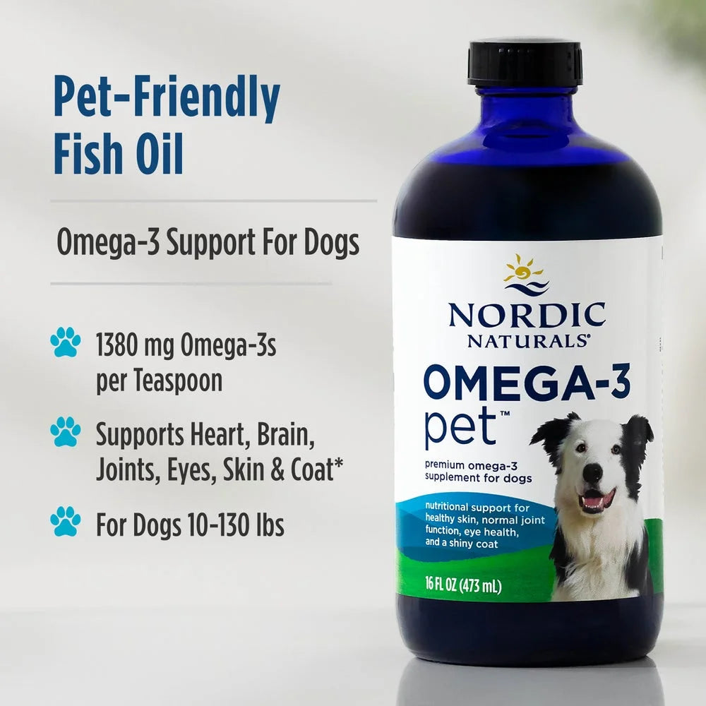 Omega-3 Pet, Liquid, Very Large and Multiple Dogs, 16 Oz