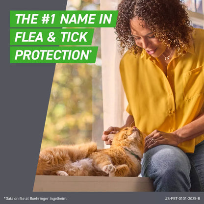 Frontline plus Flea and Tick Treatment for Cats and Kittens - 8 Weeks and Older - 3 Doses