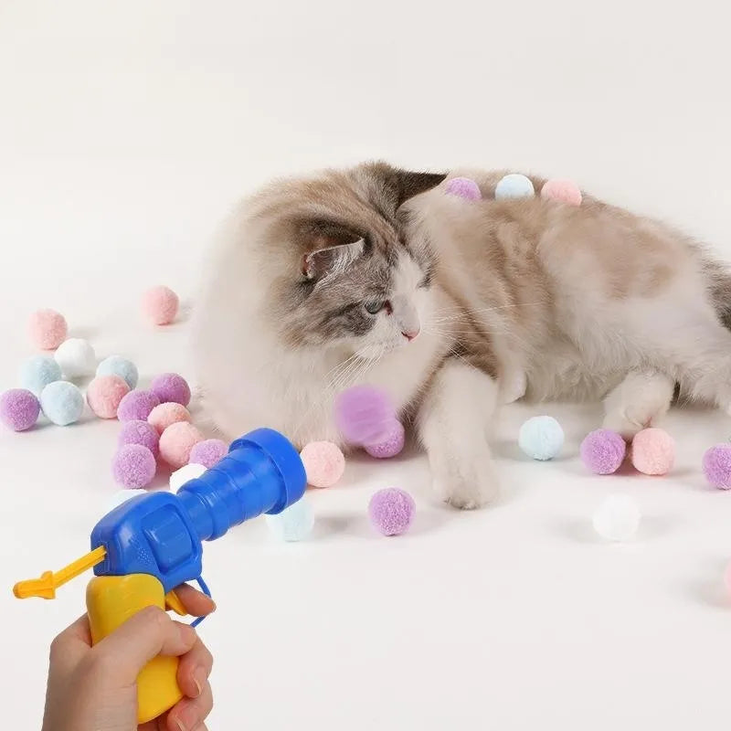 plush ball shooting gun