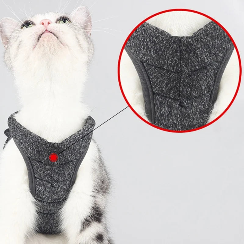 Cat Harness Leash Set