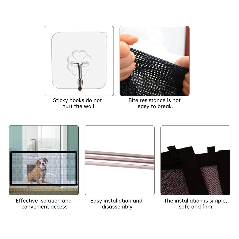 Folding Mesh Dog Safety Fence