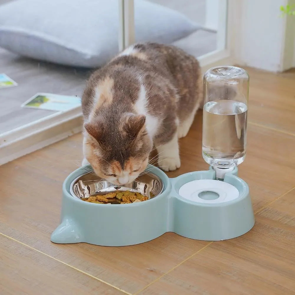 Automatic Pet Food and Water Dispenser