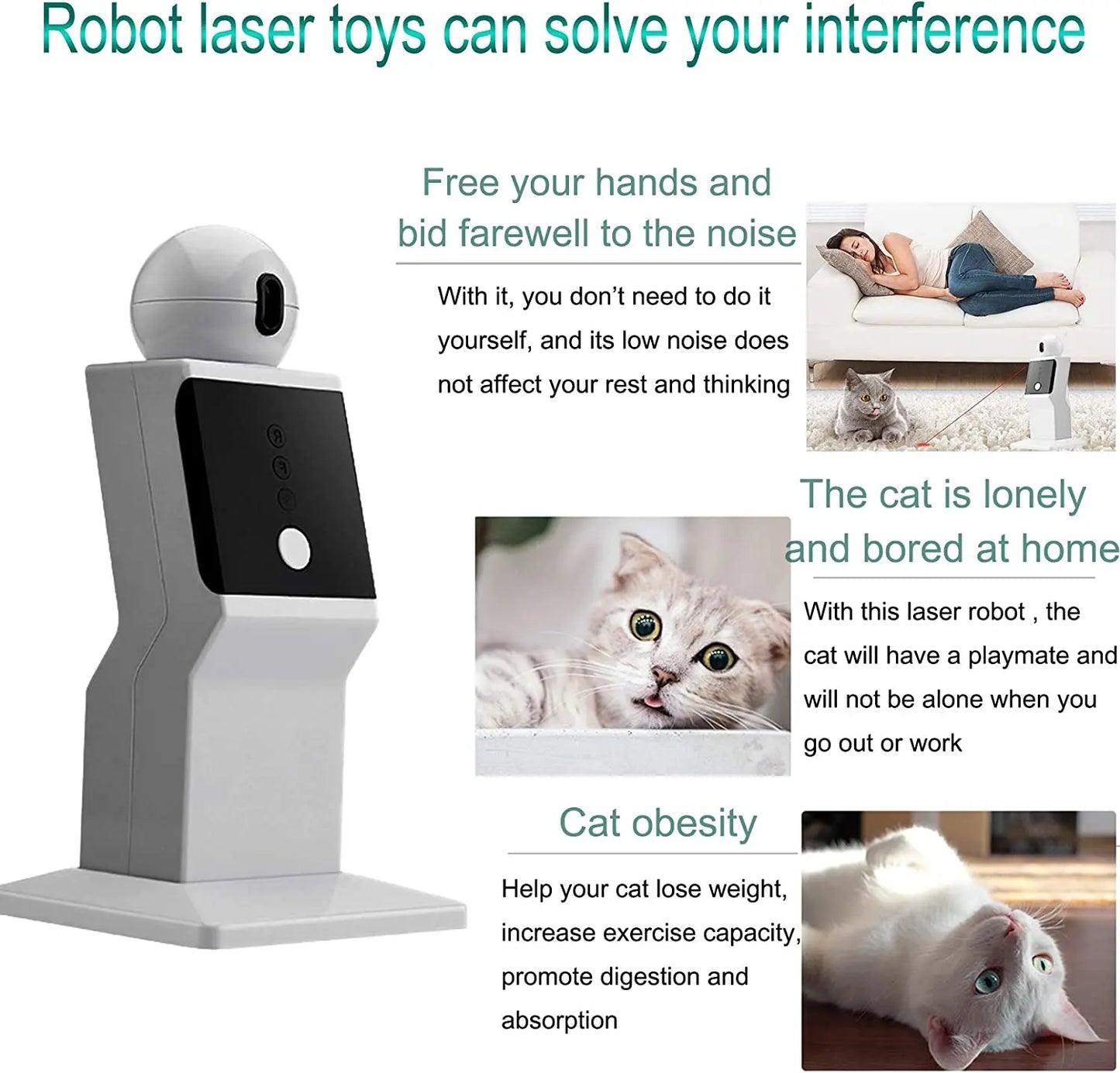 Cat Laser Toy Automatic