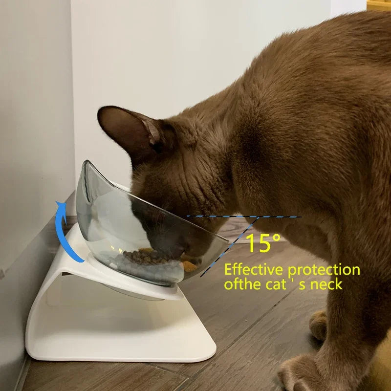 Non-Slip Double Pet Bowl with Stand
