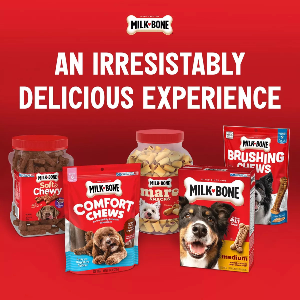Milk-Bone Maro Snacks with Real Bone Marrow Dog Treats