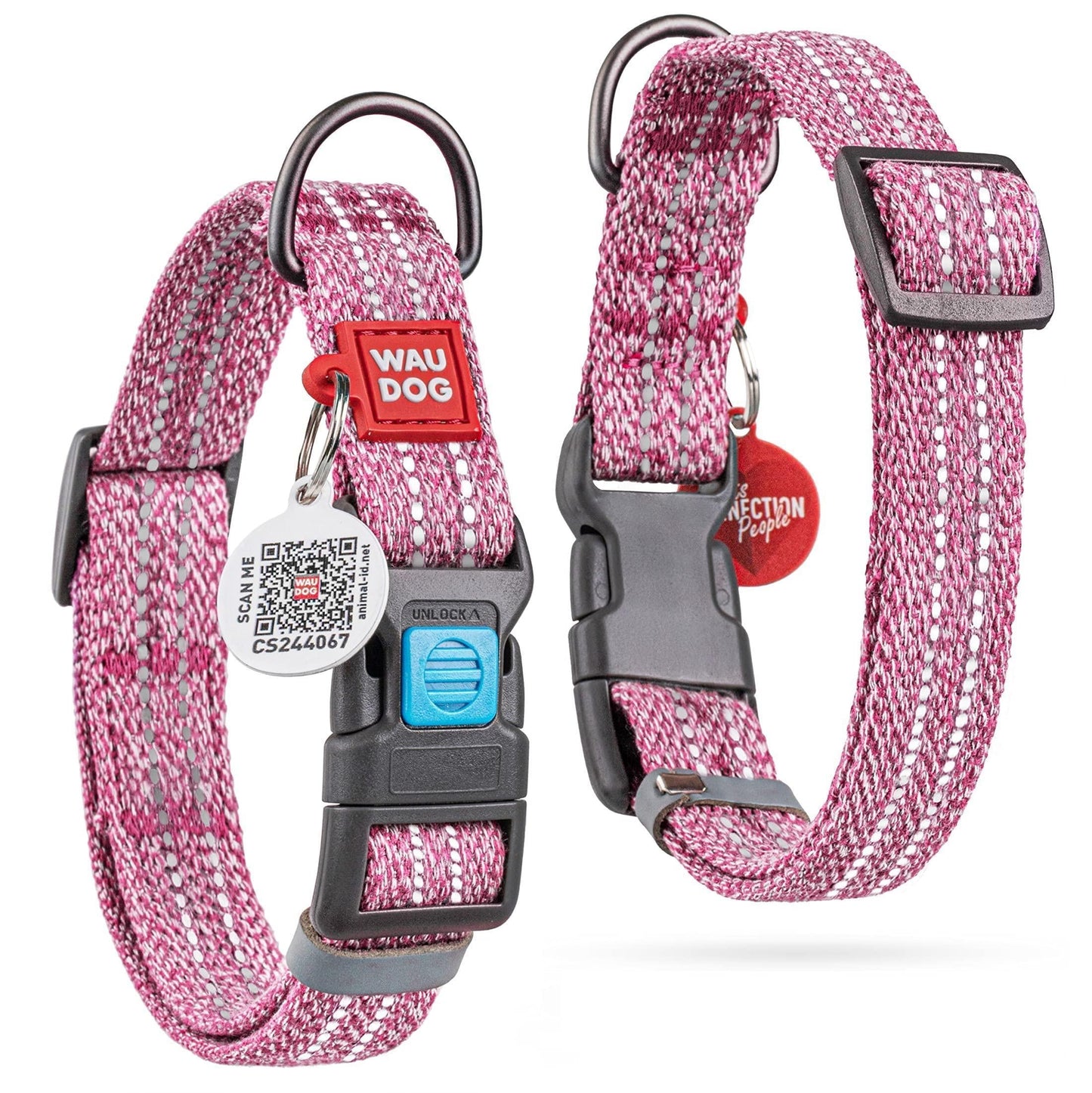 Reflective Recycled Cotton Dog Collar