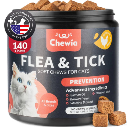 Insects Treatment for Cats Daily Oral Cat Insects Treatment Chews Chewable