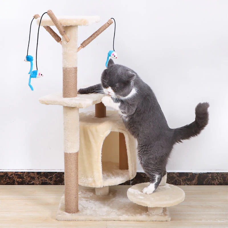 Cat Supplies New Cat Scratching Board Sisal Funny Cat Toy Multi-Layer Luxury Large Cat Climbing Frame Cat Nest Cat Claw Board